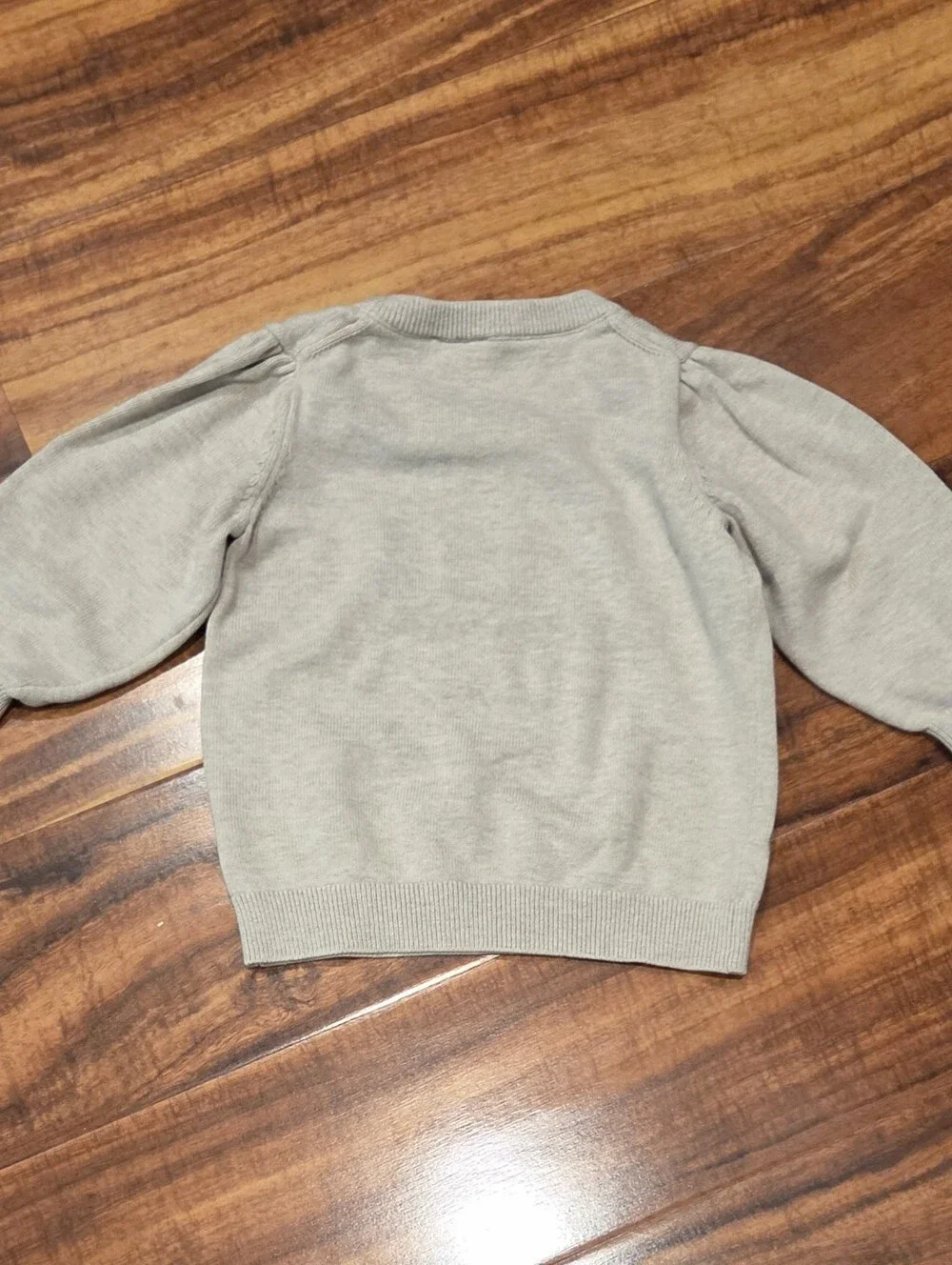 Janie and Jack EUC 18-24 Months Beige Butterfly Sweater & Plum Plaid Ponte Pants